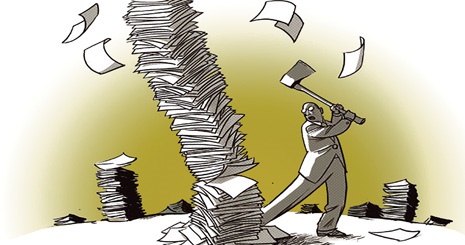 کاغذبازی اداری چگونه کاهش می‌یابد؟
