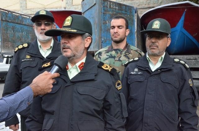 کشف  ۳۶۲ کیلو مواد مخدر در پوشش بار قایق موتوری 