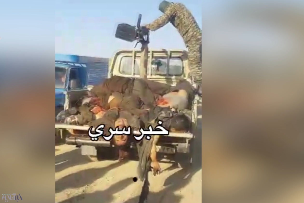 فیلم | اجساد تروریست‌ها در عملیات سپاه در کرمانشاه (۱۴+)