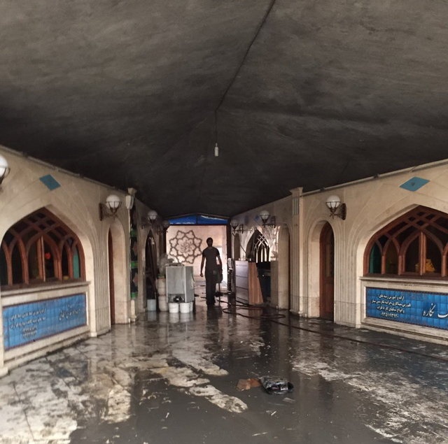 دلیل آبگرفتگی در برج آزادی چه بود؟/ مسجدجامعی: ربطی به مرمت شهرداری ندارد