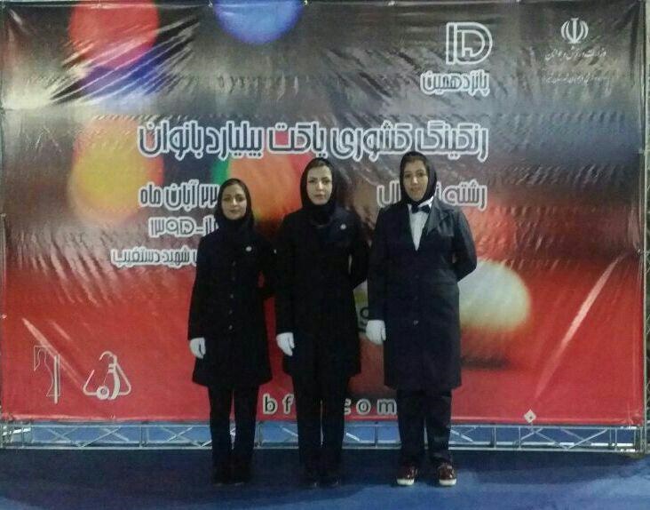 درخشش داوران بانو خوزستان در مسابقات رنکینگ کشوری