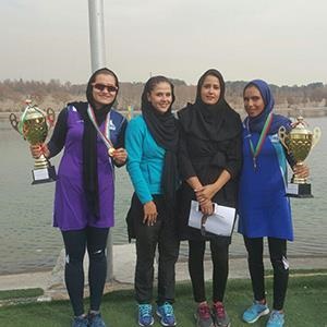 قهرمانی تیم زنجان در رقابت های روئینگ بانوان کشور