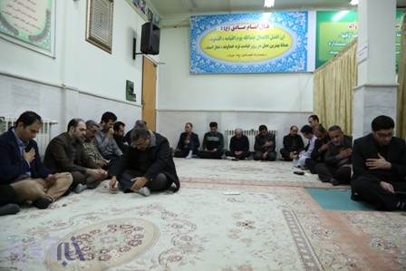 برگزاری مراسم معنوی زیارت عاشورا در اداره‌کل راهداری و حمل‌ونقل جاده‌ای مازندران