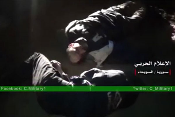 فیلم | هلاکت تکفیری‌ها در کمین مرگبار ارتش سوریه (۱۶+)