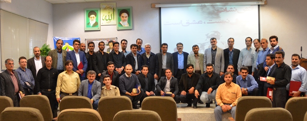 برگزاری مراسم تجلیل و تقدیر ازنفرات برتر ایمنی در شرکت ملی پخش فراورده‌های نفتی منطقه لرستان 