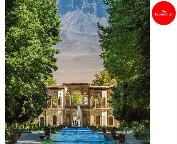 عکسی که اکونومیست از باغ شازده ماهان کرمان منتشر کرد/ معماری حیرت‌انگیز ایرانی