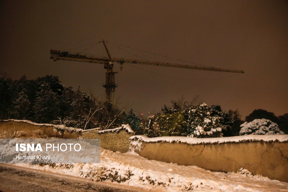 تصاویر | بارش برف در شمال تهران