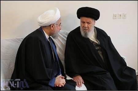 فیلم | آخرین دیدار روحانی با مرحوم آیت‌الله موسوی‌اردبیلی