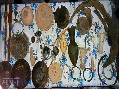 کشف ۸۱  قلم شی تاریخی با قدمت ۳۰۰۰ سال در کردستان