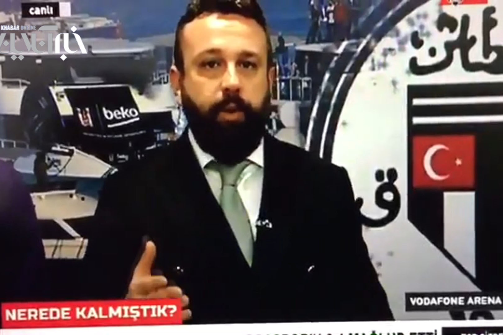فیلم | لحظه انفجار ترکیه در نزدیکی استودیوی برنامه زنده | برنامه مختل شد