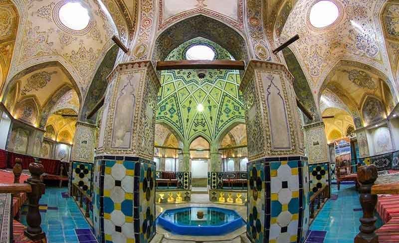 تصاویر | حمام تاریخی سلطان امیراحمد کاشان