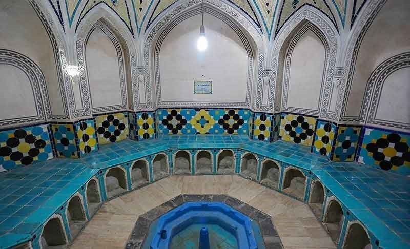 تصاویر | حمام تاریخی سلطان امیراحمد کاشان