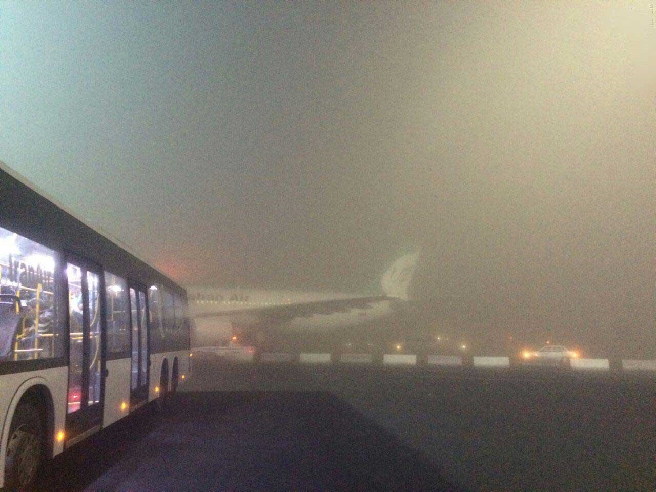 عکس | مه شدید در فرودگاه امام خمینی(ره)