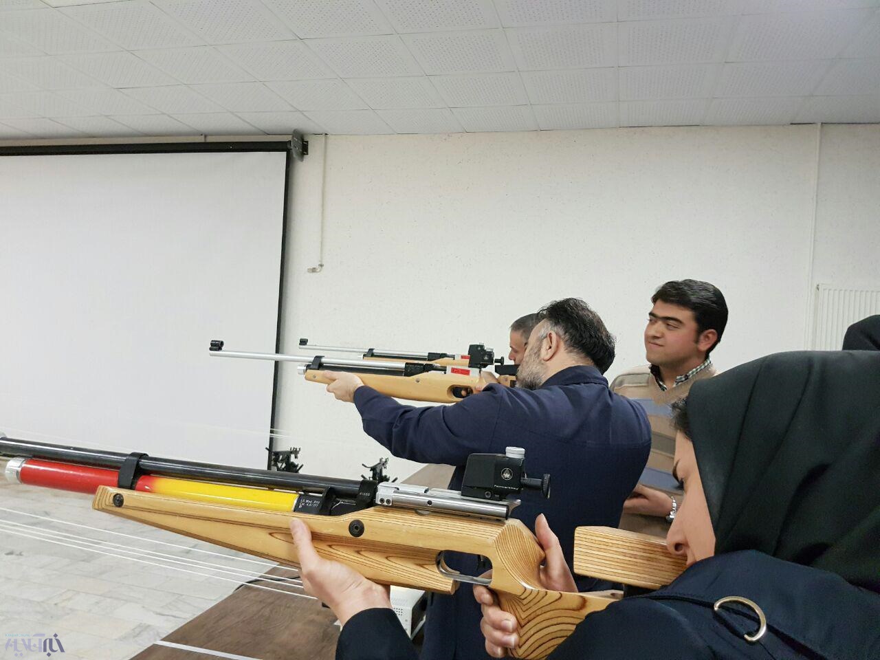 مسابقه تیراندازی خبرنگاران ارومیه‌ای