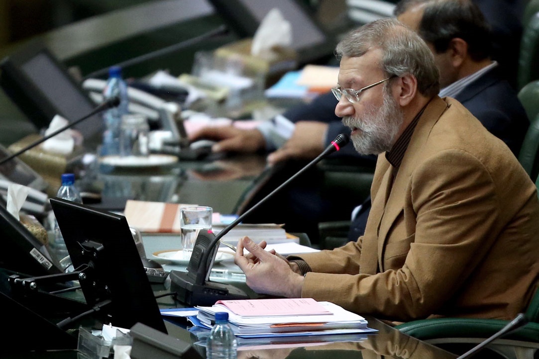 فیلم | لاریجانی: اوباما با شرافت عمل نکرد | تمدید تحریم‌ها در ٨ جا مخالف برجام است