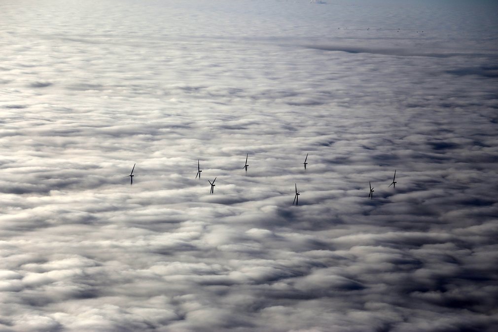 عکس | نمایی زیبا از توربین‌های بادی در آلمان
