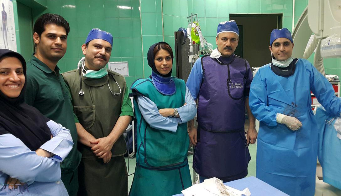 رفع تنگی شریان آئورت به روش آنژیوگرافیک در یک شیرخوار ۵۰ روزه گرگانی در بیمارستان آیت ا... روحانی(ره