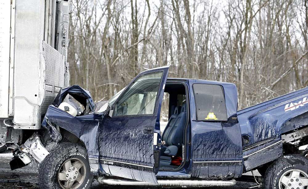 تصادف زنجیره‌ای ده‌ها خودرو در پنسیلوانیا