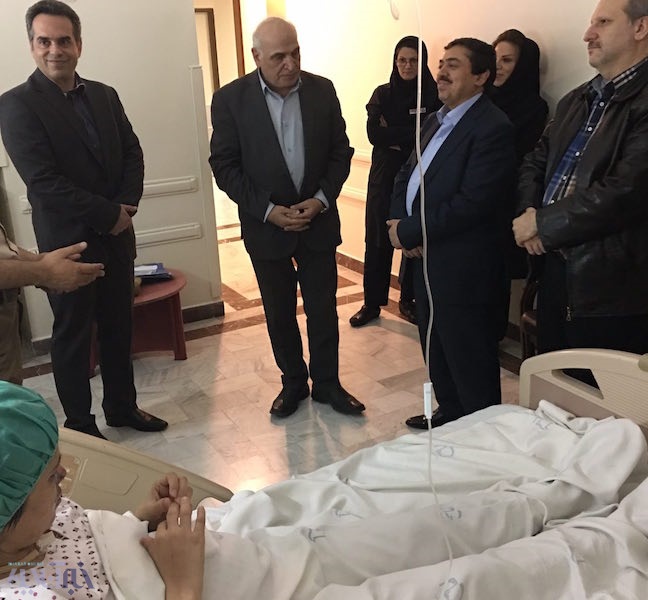 آخرین وضعیت مادری که در بیمارستان چمران تهران در حین سزارین، دهان،‌ لب و ریه‌اش سوخت