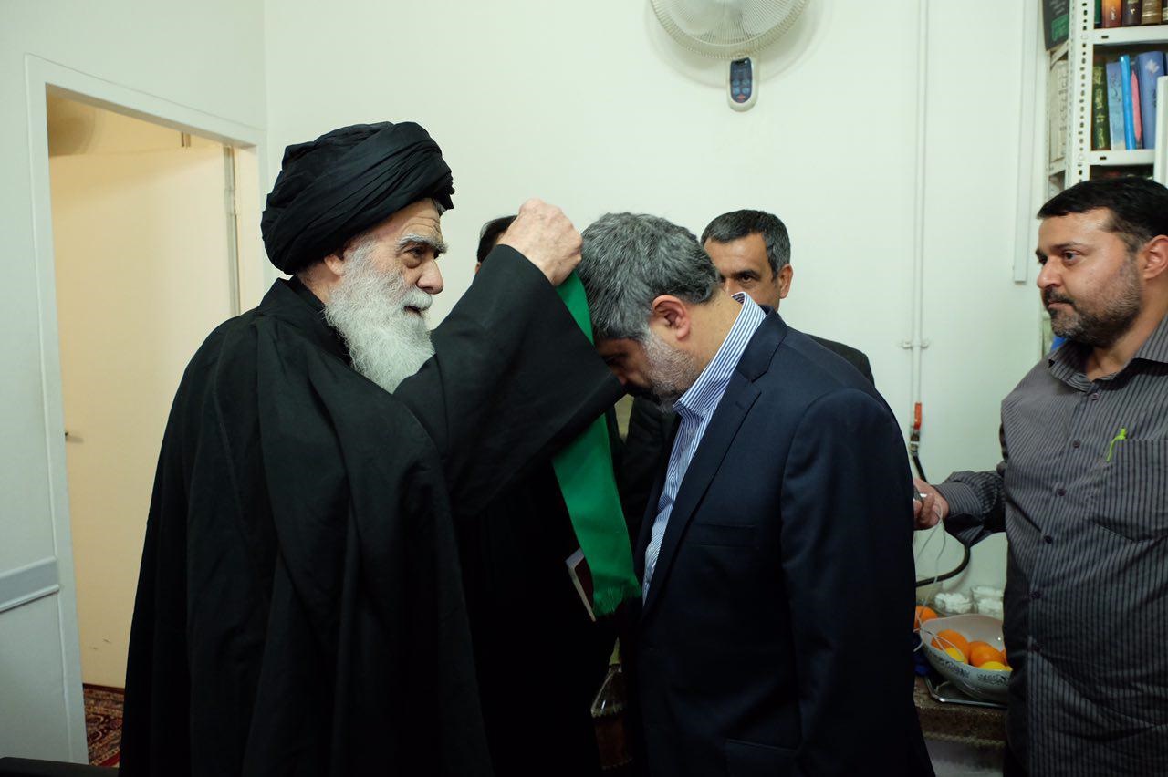 دیدار سید ابوالفضل موسوی با آیت ا... سیدعلیرضا حیدری 