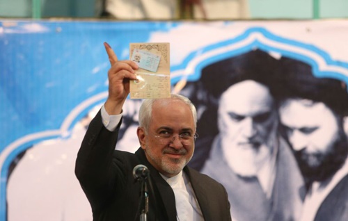 ظریف: ایرانی‌ها اقتدار جمهوری اسلامی را به جهانیان نشان خواهند داد
