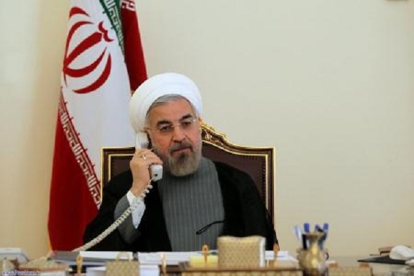 تماس تجاری علی اف با روحانی/ تاکید بر همکاری های مشترک اقتصادی تهران، باکو و مسکو تماس تجاری علی اف با روحانی/ تاکید بر همکاری های مشترک اقتصادی تهران، باکو و مسکو