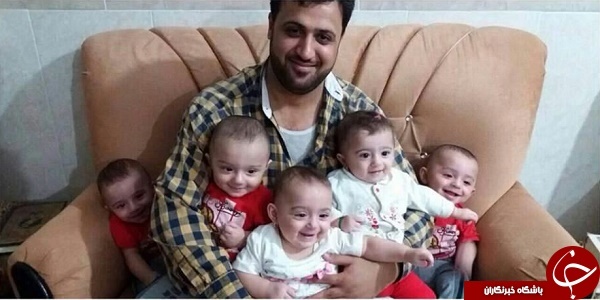تصاویر ی از شهید مدافع حرم و پنج قلوهایش 