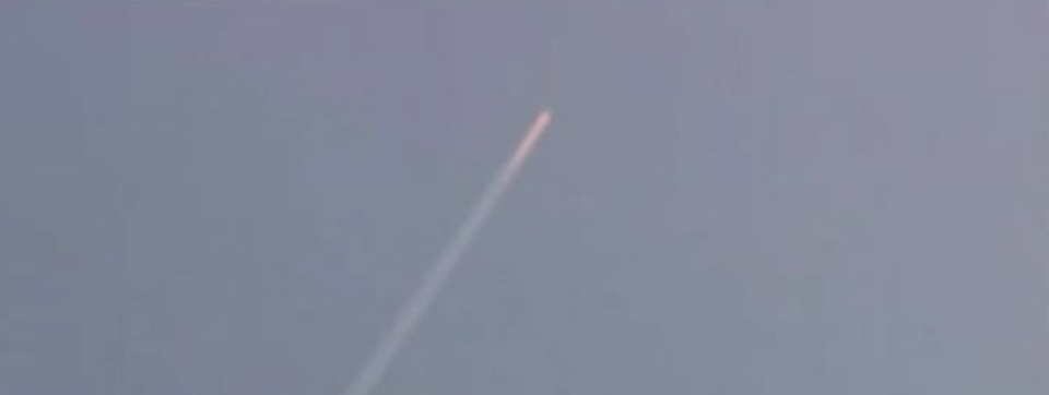 لحظه پرتاب موشک دوربرد کره شمالی 