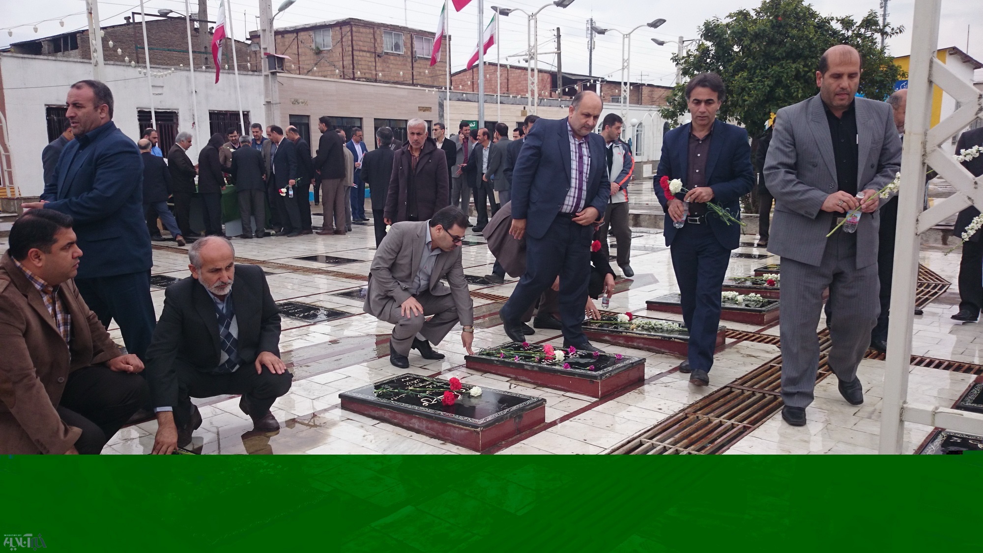حضور مدیر کل حمل و نقل و پایانه های  استان مازندران در گلزا شهدای ساری