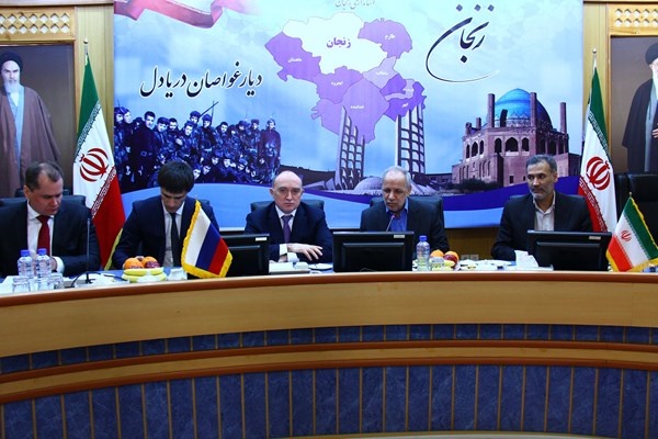 استاندار چلیابینسک روسیه از زنجان دیدار کرد
