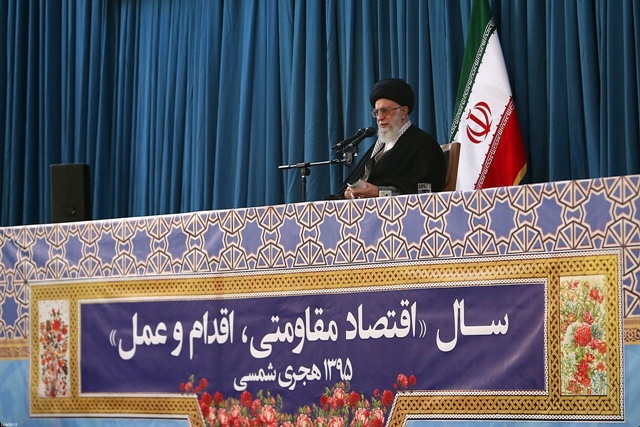 رهبر معظم انقلاب:آمریکایی‌ها در برجام بدعهدی کردند/پهن کردن سفره هفت سین در کاخ سفید بچه گول زنی است