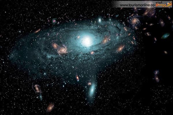 کشف کهکشان های جدید در پشت کهکشان راه شیری! /عکس