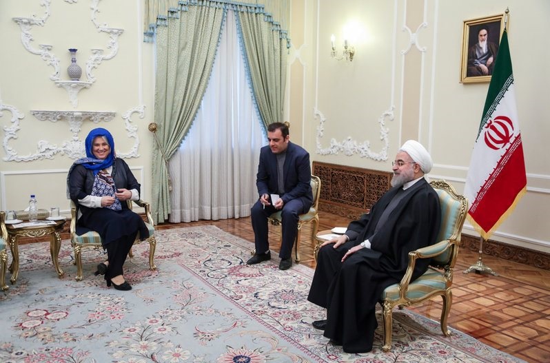 روحانی خطاب به وزیر خارجه استونی: ایران نگران بی‌ثباتی در برخی کشورهای شمال آفریقا و خاورمیانه است