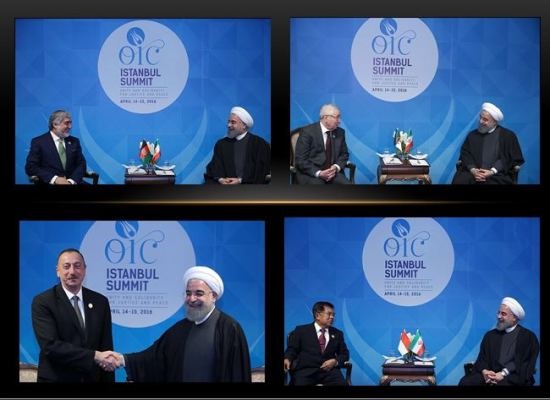 در دیدارهای دیپلماتیک روحانی عنوان شد: از حل مسائل با مذاکره تا تلاش برای مقابله با تروریسم
