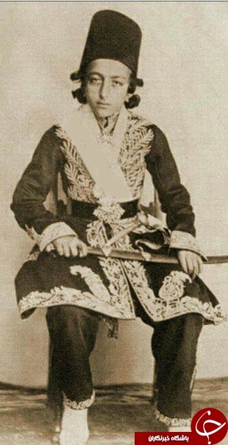 مظفرالدین شاه قاجار در ده سالگی /عکس 