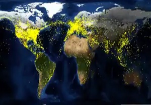 تمام پروازهای روزانه دنیا در یک دقیقه