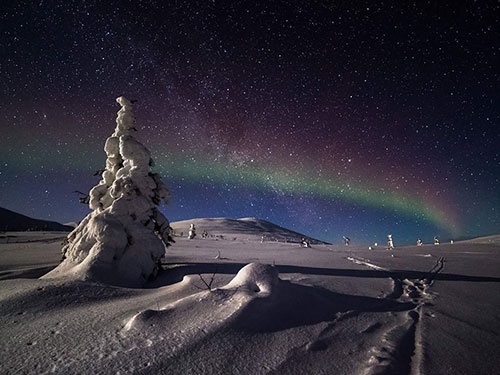 شب جادویی در فنلاند/عکس روز نشنال جئوگرافیک