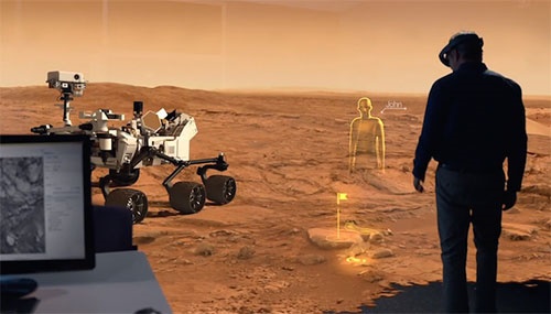 ناسا و مایکروسافت چطور مریخ را به زمین می‌آورند؟/تجربه قدم زدن در سیاره سرخ 