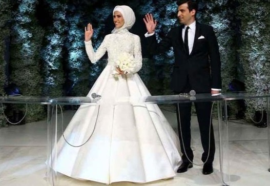 عروسی دختر اردوغان را ببینید/ شخصی که در این مراسم مورد توجه رسانه‌ها قرار گرفت