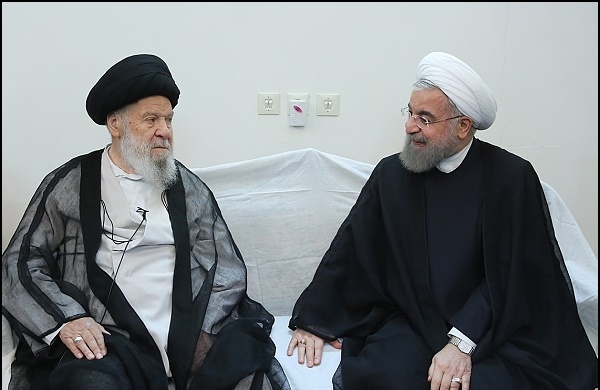 آیت‌الله موسوی اردبیلی در دیدار روحانی:عملکرد دولت دربهبود اوضاع اقتصادی و سیاست خارجی قابل تقدیراست