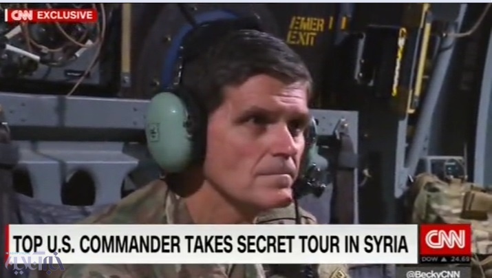 تأسیس پایگاه نظامی به بهانه مبارزه با داعش!/ گزارش CNN از سفر مخفیانه ژنرال آمریکایی به سوریه