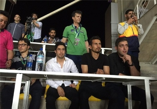تصویری از غایب های استقلال در جایگاه ویژه ورزشگاه خرمشهر