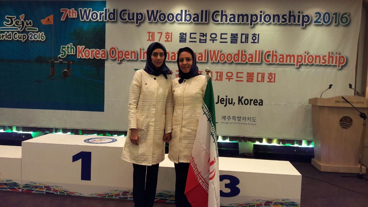 وودبال دوبل بانوان ایران در مسابقات اوپن بین المللی کره پنجم شد