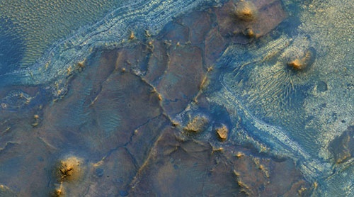 مریخ فقط سرخ نیست!/تصاویر رنگارنگ دیده نشده از مریخ که ناسا منتشر کرد
