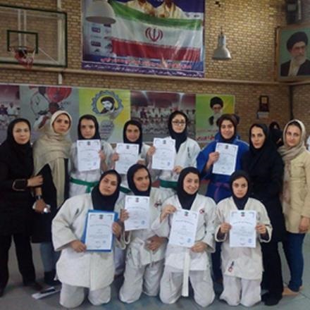کسب عنوان سوم قهرمانی کشور توسط بانوان جودو کار زنجانی  