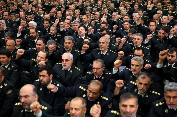دیدار فرماندهان نیروی انتظامی با رهبر معظم انقلاب اسلامی