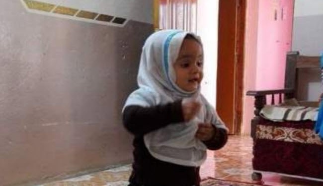 این دختر 2ساله را داعش اعدام کرد/عکس