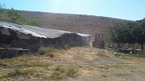 اجرای حکم قلع و قمع در پلاک 315- اصلی موسوم به شلمزار شهرستان ساوجبلاغ