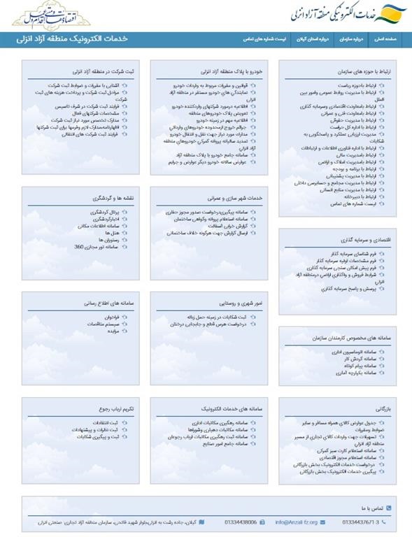 راه‌اندازی درگاه خدمات الکترونیک و سامانه استعلام کارت سبزگمرکی از سوی سازمان منطقه آزاد انزلی