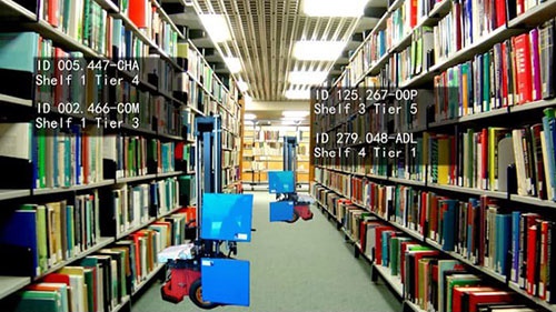 در این کتابخانه هیچ کتابی گم نمی‌شود!/استفاده از روبات‌ها برای پیدا کردن کتاب‌های گمشده